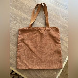 Old Navy Brown Corduroy Tote Bag